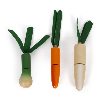 small foot Conjunto de Frutas e Legumes para Cortar Fresh