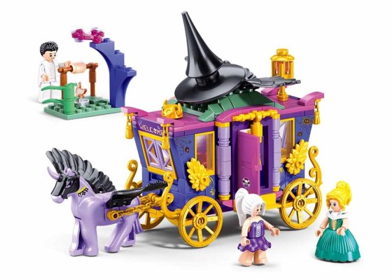 Sluban Girls Dream Sorcières M38-B1056 Calèche Magique avec Licorne