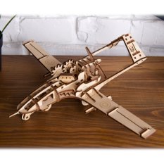 Ugears 3D Wooden Mechanical Puzzle Bayraktar TB2 Combat Drone
