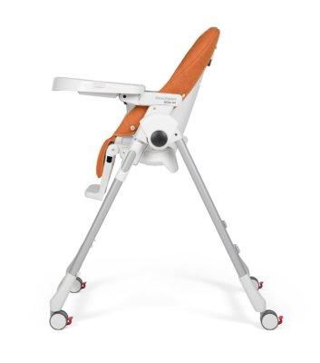 PEG PÉREGO Esszimmerstuhl Prima Pappa Follow Me Arancia 2022 + gratis Bar