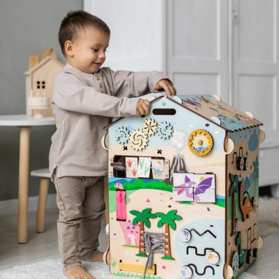 BusyKids Activity board Domek DINO