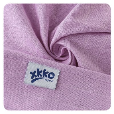 KIKKO Babywindeln aus Bio-Baumwolle Old Times 70x70 (5 Stück) – Pastelltöne, für Mädchen