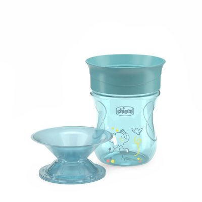 CHICCO 360 Perfect X Cup with Handles teal, 12m+