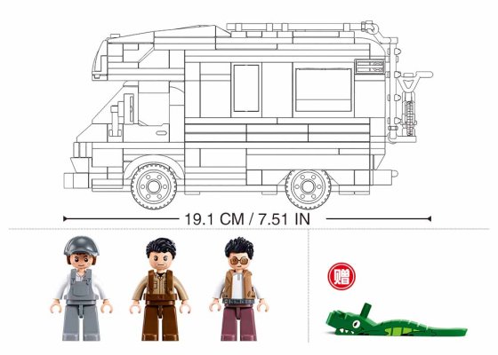 Sluban Model Bricks M38-B1193 Kamper TS-3 w skali 1:35