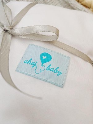 AHOJBABY Baby Moses Korbbezug Bio-Baumwolle Weiß