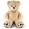 Rappa Grand ours en peluche Fido avec étiquette 100 cm