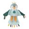 Doudou Presentförpackning - musikalisk plyschleksak fågel grön 23 cm