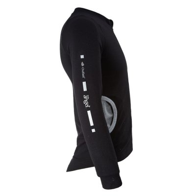 Bluza REFLEX smyk rozpinana Outlast® - czarna