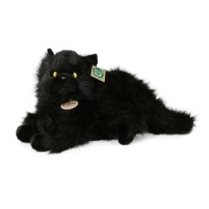 Rappa Plüsch Katze schwarz liegend 30 cm ECO-FRIENDLY