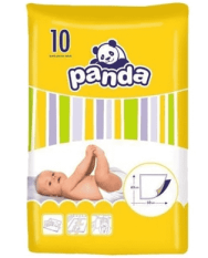 2x BELLA PANDA - previjalne podloge za dojenčke 10 kom