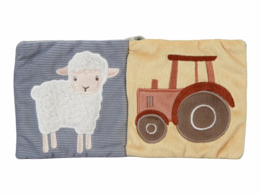 LITTLE DUTCH Knížka závěsná textilní s aktivitami stodola Farma
