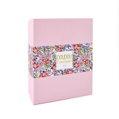 Doudou Cadeauset Speelgoed met fopspeenhouder Hertje Boh'aime 20 cm