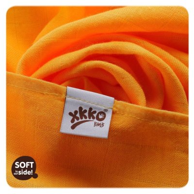 KIKKO Bambuswindeln Colours 70x70 (3 Stück) – Limette, Zitrone, Orange