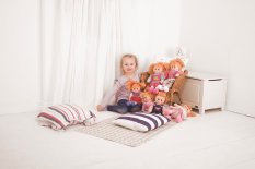 Bigjigs Toys Lalka szmaciana Anna 34 cm