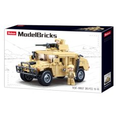 Sluban Army Model Bricks M38-B0837 Hummer bojni terenec