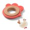 BABYONO Wooden-silicone teether Hen