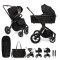 MUUVO Kombikinderwagen Quick SE 2 Sunset Black Set 2in1