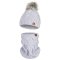 Conjunto de gorro de malha com POMPOM e gola Outlast ® - cinza claro