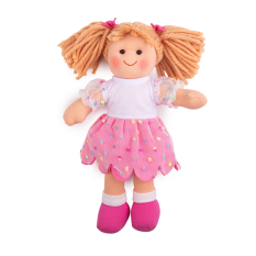 Bigjigs Toys Lutka iz blaga Darcie 28 cm
