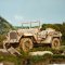 RoboTime 3D Drewniane puzzle model Wojskowy Jeep