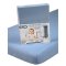 Drap ECO avec jersey de caoutchouc bleu 120x60 cm