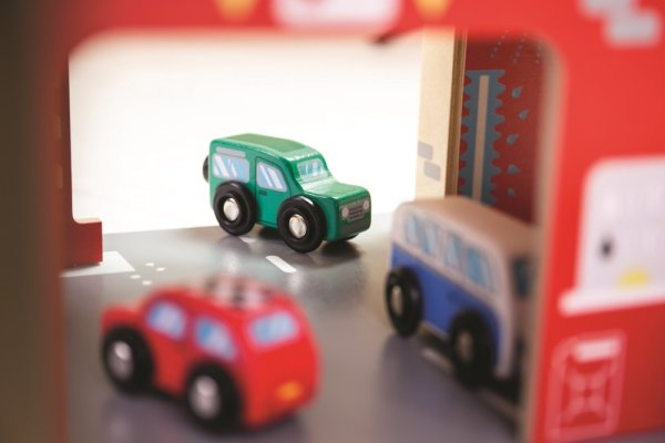 Bigjigs Toys Garage avec parking