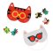 Petit Collage Puzzle bibliotecă 100 piese cu ochelari 3D