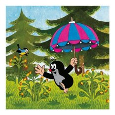 Dino Der kleine Maulwurf und der Regenschirm 3x55 Teile