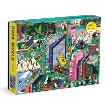 Puzzle Galison Mundo dos Livros 1000 peças