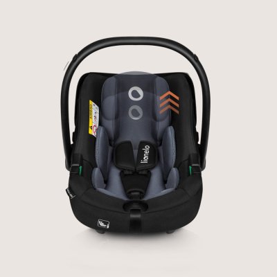 LIONELO Seggiolino Auto Astrid i-Size (40-87 cm) Black Grey