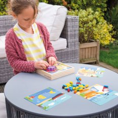 Bigjigs Toys Drveni mozaik Plaža