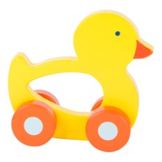 small foot Fából készült, kézben guruló kacsa