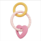 PETITE&MARS Kousátko silikonové Love Cute Pink 0m+
