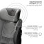 KINDERKRAFT SELECT Fotelik samochodowy i-Fix 40-150 cm Zimny szary