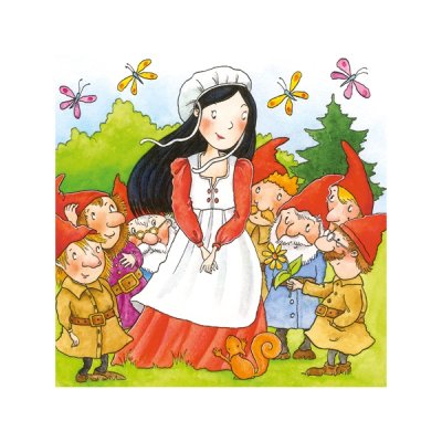 Goki Lesene kocke Pravljice 9 kosov