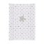 CEBA Previjalna podloga 2-kotna s fiksno desko (50x70) Comfort Stars siva