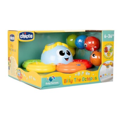 CHICCO Wasserspielzeug Oktopus Steckspiel Billy 2in1 6m+