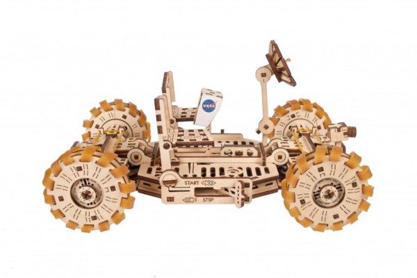 Ugears 3D puzzle mecánico de madera NASA, Vehículo Lunar