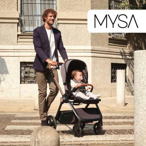 CHICCO Kinderwagen kombiniert Mysa 3 in 1 Charming Grey + Chicco Allround-Babywippe KOSTENLOS