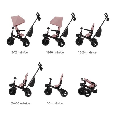 KINDERKRAFT Dreirad Aveo 2 Plus Pink