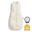 ERGOPOUCH Swaddle and sleeping bag 2in1 Cocoon Oatmeal Marle 0-3 m, 3-6 kg, 0.2 tog