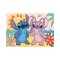 Dino Puzzel Stitch op het strand 100 XL stukjes