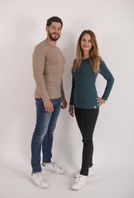 Majica pánská DR smyk Outlast® - oříšková