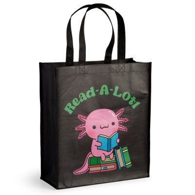Mudpuppy Torba na zakupy wielokrotnego użytku Axolotl czyta
