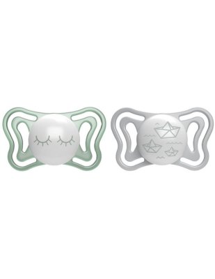 CHICCO Schnuller Physio Light Silikon Nacht 16-36m, 2 Stk