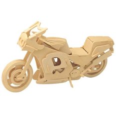 Woodcraft 3D Holzpuzzle Rennmotorrad