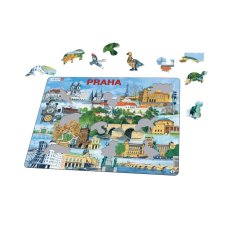 Larsen Puzzle edukacyjne Praga Zabytki 66 elementów