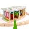 Bigjigs Rail Dreifach Lokschuppen mit Toren