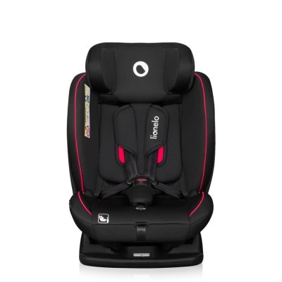 LIONELO Car Seat Aart i-Size (40-150 cm) Black Carbon Red