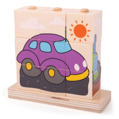 Bigjigs Baby Stapelwürfel Transportmittel